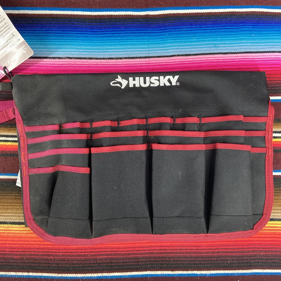 Husky Tool Bucket Jockey Storage Pockets New With Tags Red/Black Fits 5 Gal - Image 4 of 4