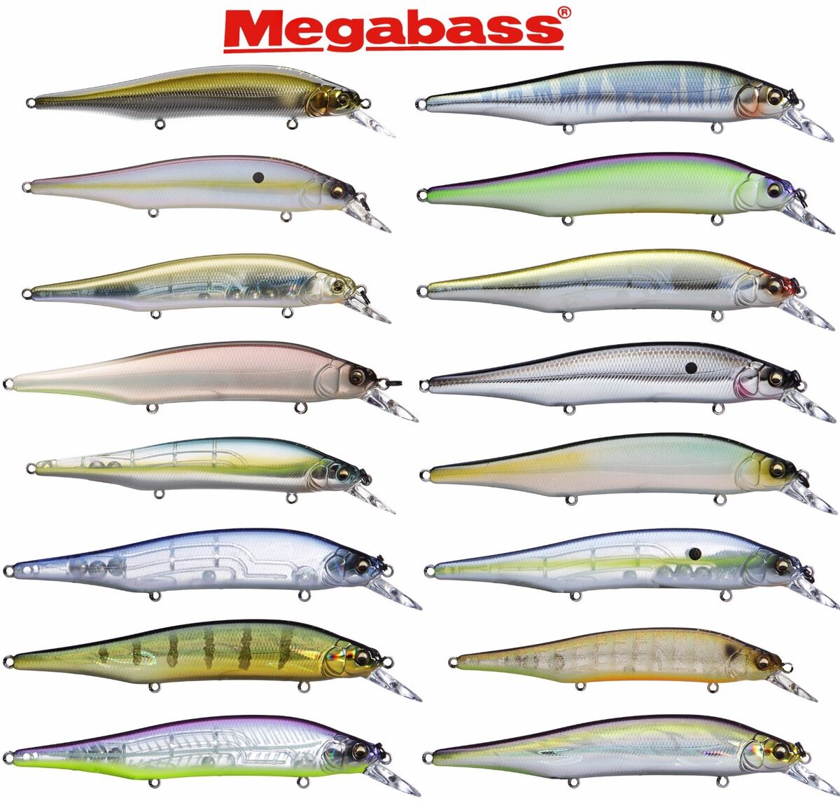 Megabass Ito Shiner 4 1/2 inch Premium Japanese Jerkbait - Bass Fishing Lure