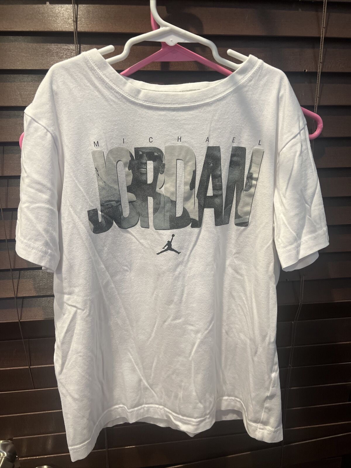 Nike Air Jordan Michael White Youth Sleeve OFFicial site T Short Shirt Surprise price