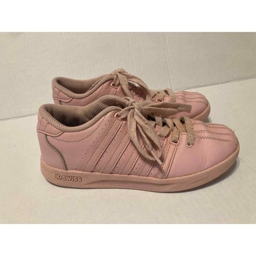 Zapatos K-Swiss Niños Talla 2 Cuero Rosa Clásicos VN - Imagen 4 de 9