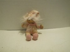 VTG RUSS 5" SITTING PAJAMA PLUSH TROLL W/O TAG
