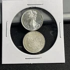 1/10 Oz Walking Liberty Style .999 Silver Round Set of 2