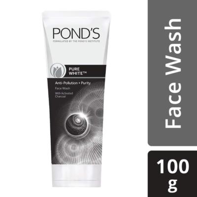 ponds pure black face wash