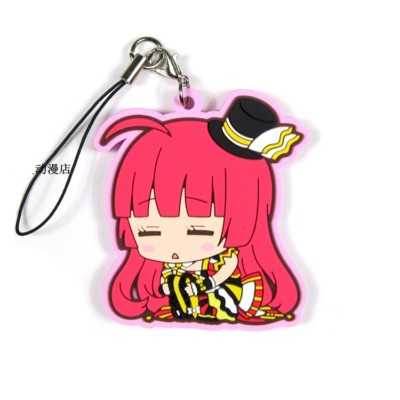 Pripara Idoltime Puripara Anime Figure Rubber Strap Charm Keychain