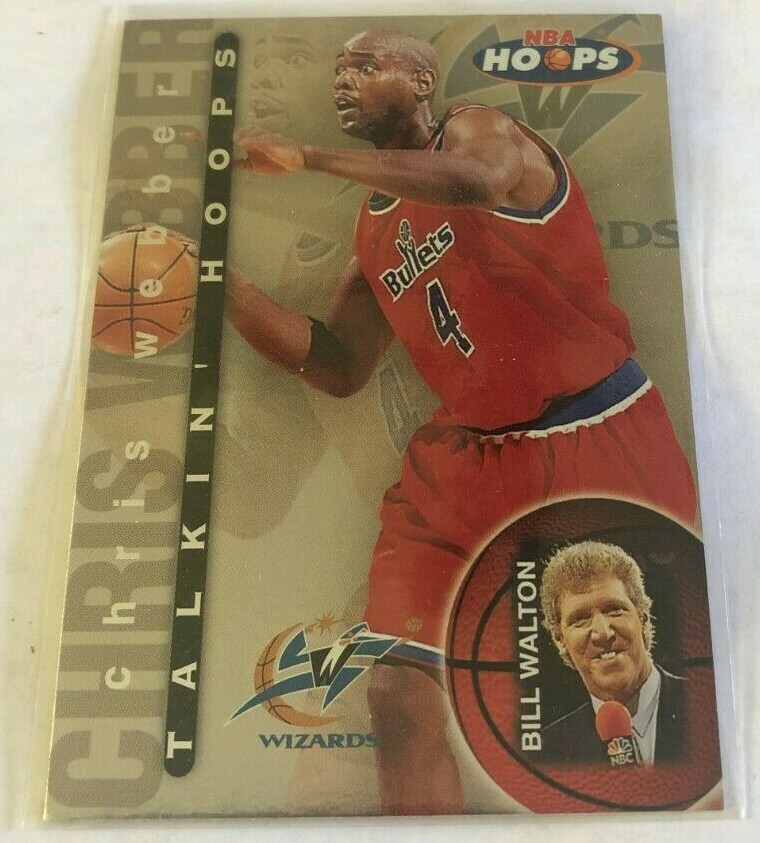1997-98 NBA Hoops Talkin Hoops Chris Webber #30 Washington Bullets