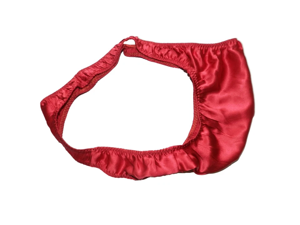 6 Piezas Ropa Interior Hombre 100% Seda Pura Tanga Calzoncillos Talla S M L XL XXL Foto 3 de 4