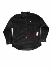 Dickies Womens Oversized Corduroy Jacket Black Size Medium New