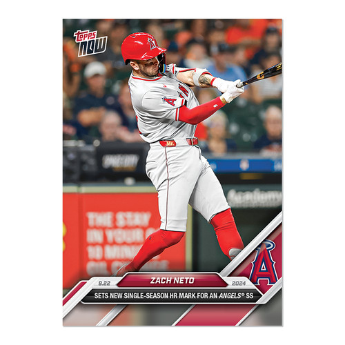 2024 Topps Now 741 Zach Neto