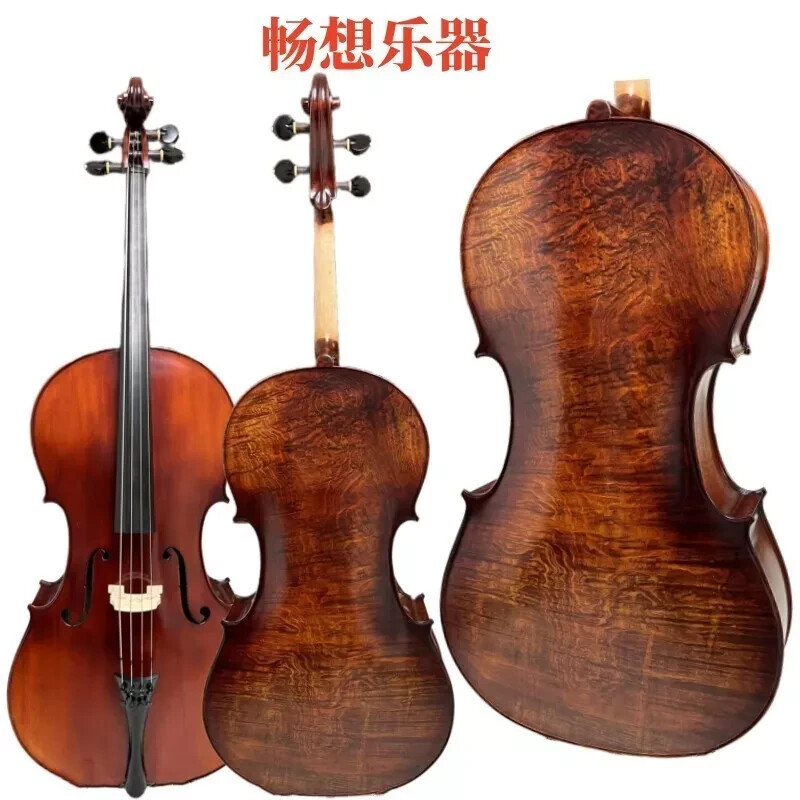 4/4 cello solid spruce top and maple back great whole maple fabulous sound