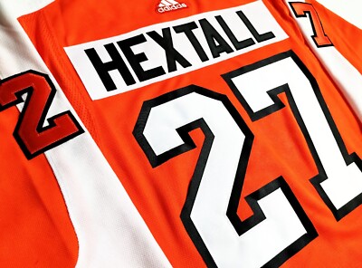 NWT-PRO-52 RON HEXTALL PHILADELPHIA FLYERS ADIDAS PRIMEGREEN