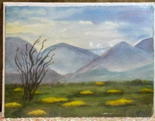 R (Bobbi) Shaffer Landscape Original Landscape Watercolor 11" X 15" Signed 1993