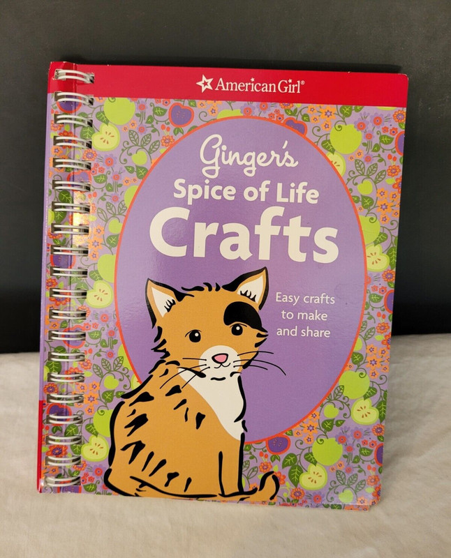 NEW  American Girl Ginger's Spice of Life Crafts Instruction Book
