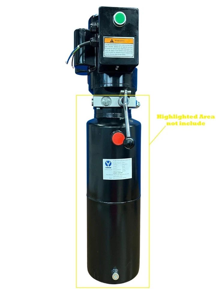 three phase 2.2kw 9 spins Hydraulic spline motor 2800rpm vehicle CAR lift hoist - Image 3 of 4