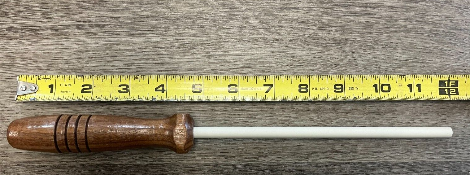 Arkansas Sharpeners Ceramic Sharpening Stick Walnut Sharpens With Ease eBay