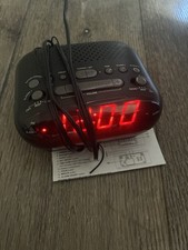Sharp AccuSet Set LED Alarm Clock With Manual SPC476