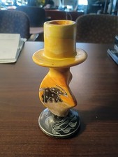 African Hand Carved Soapstone Candle Holder Elephant Safari Made in Kenya