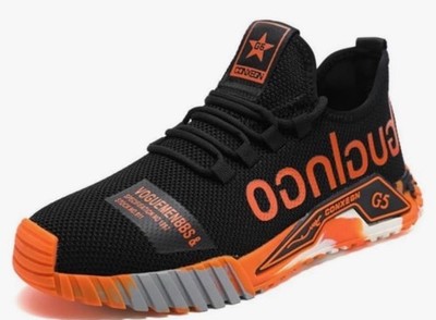 Men Women's Work Shoes with Steel Toe, Lightweight Safety Men