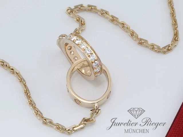 Cartier Love Collier Diamanten Brillanten Gelbgold 750 2016 B7013800 Gold - Bild 2 von 4