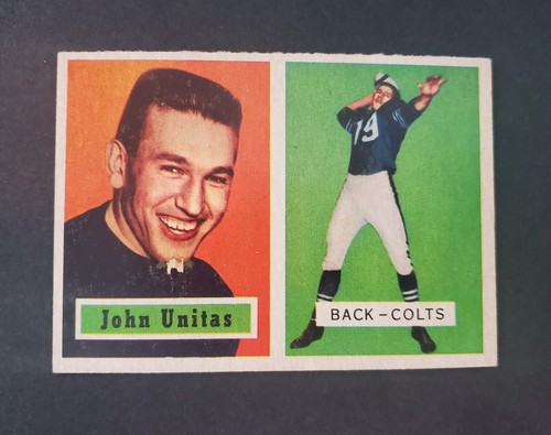 NICE 1957 Topps #138 Johnny Unitas ROOKIE CARD - $1500.00 - Baltimore Colts RC !