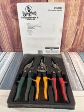 Cornell CTGAVS3 3 Piece Aviation Snips Set Left, Right, Center