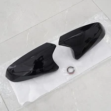 Ox Horn Style For Lexus NX350 RX350 2015-2024 Gloss Black Mirror Cover Cap