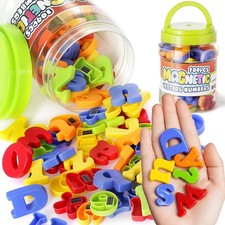 104 PCS Alphabet Magnetic Letters and Numbers for Toddlers,Abc 123 Fridge Educat