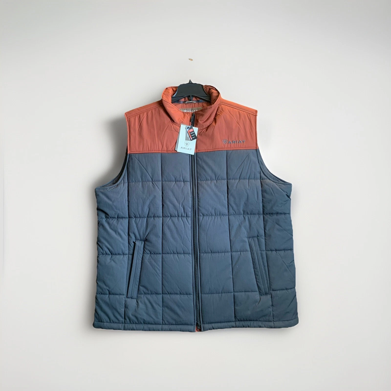 ARIAT MEN Crius Insulated Vest 2XL Tall Concealed Carry Western Work Wear 62604