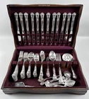 92pc Gorham Chantilly Sterling Silver Flatware Service/12 No Mono 97.4 Ozt Scrap