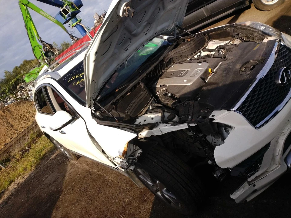 Infiniti QX50 2016 conjunto de parachoques blanco fabricante de equipos originales usado 107 k millas NJ25-20986-510501 Foto 3 de 4