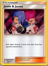 Jessie & James 58/68 Holo Rare Hidden Fates Pokemon Near Mint on eBay