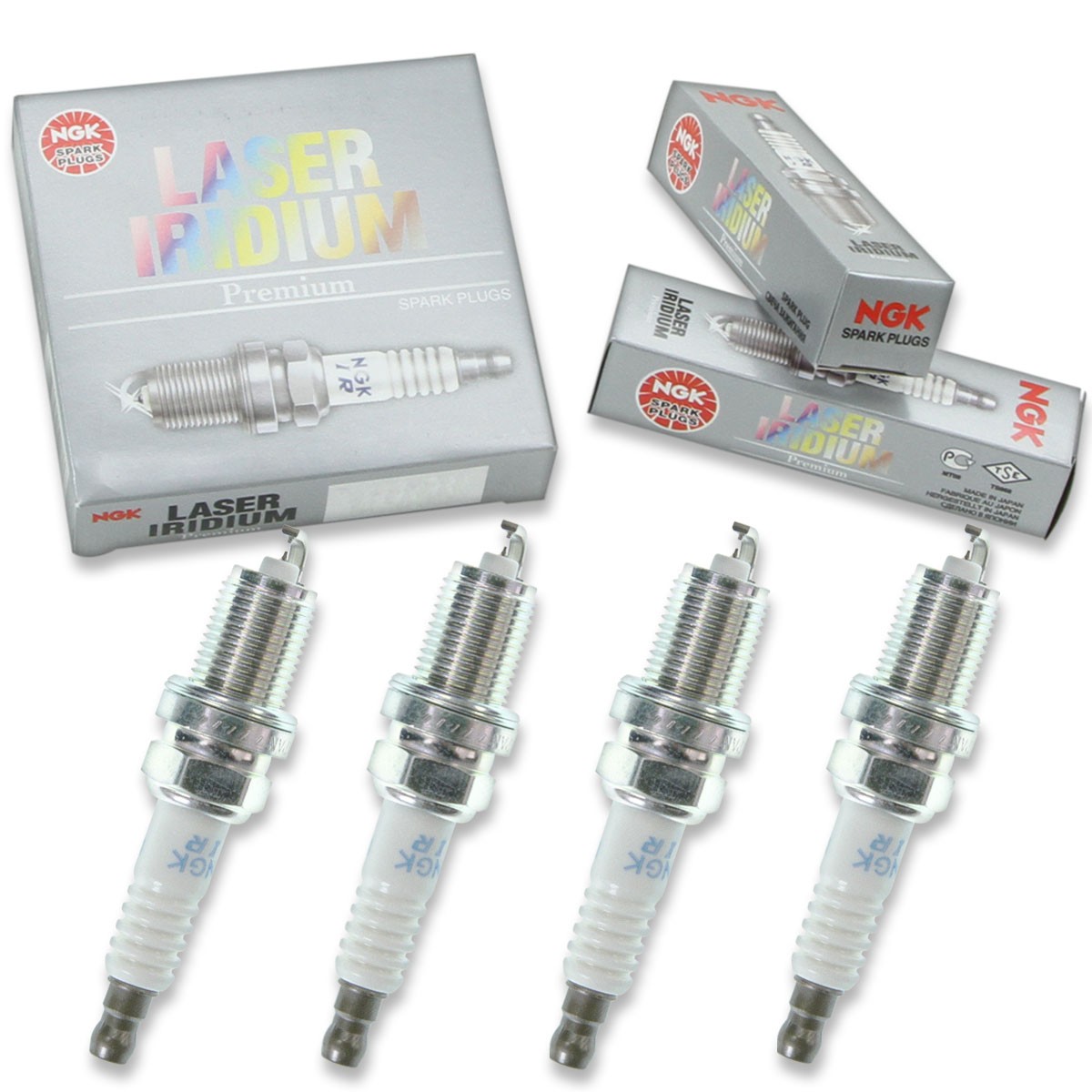 4 pc NGK 1311 DIFR5C11 Laser Iridium Spark Plugs for XP3924 PK16TT IK16TT qv