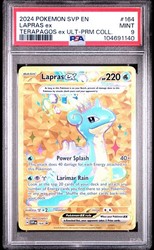 Lapras ex 164 Scarlet & Violet Black Star Promo Hyper Rare