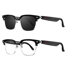 Smart Glasses Bluetooth-Audio Glasses Anti Blue-Light Stereo Music Call Headset
