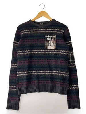 RAF BY RAF SIMONS Wollmischung Strickpullover Größe S Herren Mehrfarbig Aus...