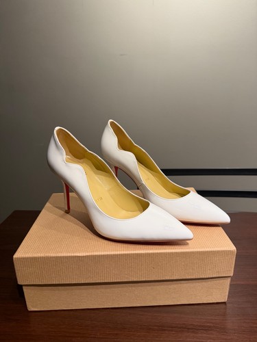 White Hot Chick Louboutins, Size EU 40