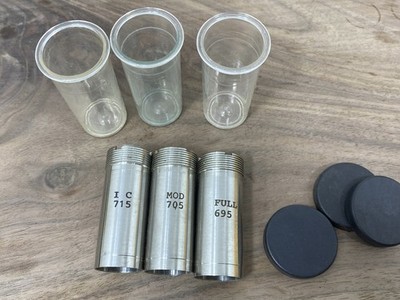 Lot of 3 Beretta Benelli Franchi Shotgun Flush 12 Ga Choke Tube Tubes