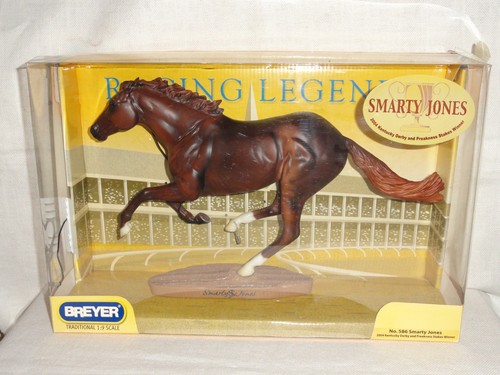 Breyer Race Horse Smarty Jones ~ #586 w/Box ~ 2004 KY Derby Preakness Winner