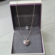 Beaverbrooks Sterling Silber Biene Herz Medaillon sehr süß