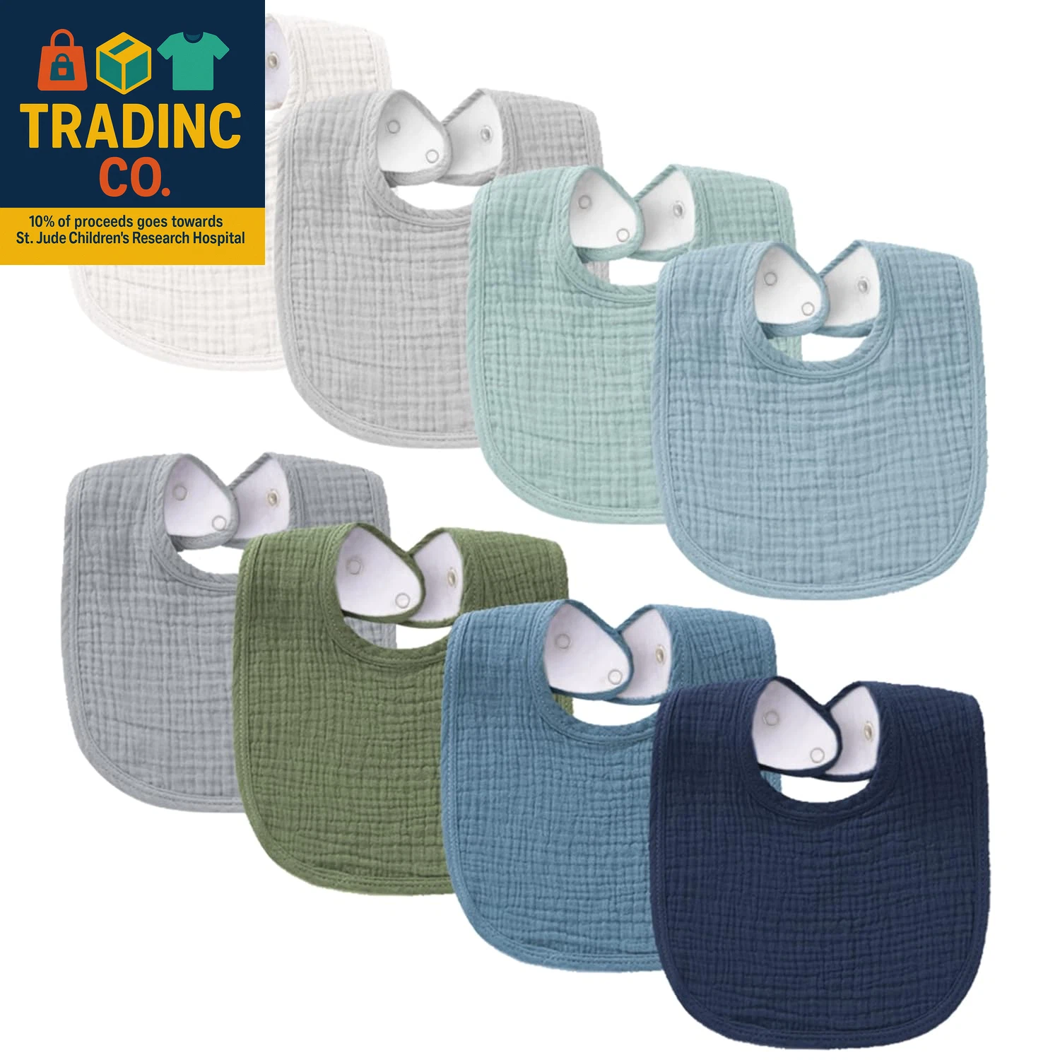 Muslin Baby Bibs 8 Pack Baby Bandana Drool Bibs Cotton for Unisex Boys and Girls
Opens in a new wind