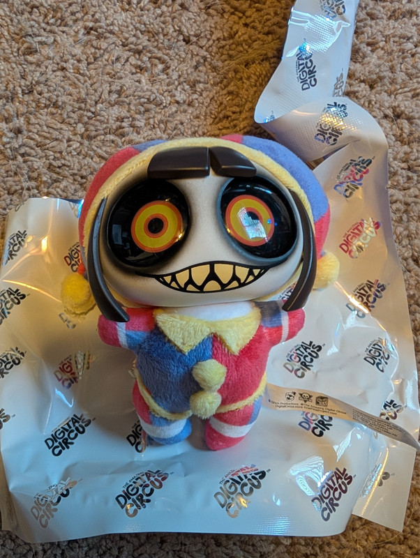 The Amazing Digital Circus GLITCH Animiniz Pendants Possessed Pomni Plush TADC