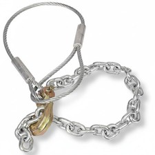 Therwen Heavy Duty Fence Post Removal Tool with Galvanized Cable and Chain Works