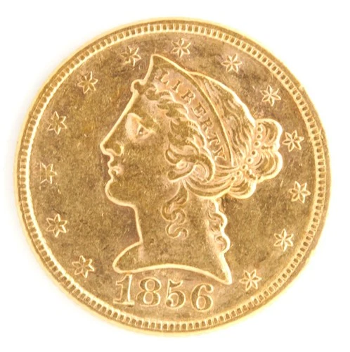 1856-P Liberty Half Eagle — photo from the most recent tracked eBay sale
