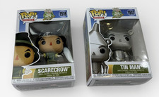 ¡Nuevo! 2 Funko Pop! Figura Vinilo El Mago de Oz Espantapájaros y Hombre de Hojalata #1516 #1517