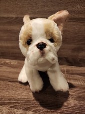 Bearington Collection Frenchie the Fawn French Bulldog Plush Dog Soft Weighted