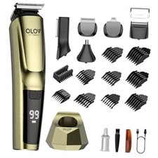 Beard Trimmer for Men, 17-in-1 Mens Grooming Kit with 6 Trimmer Heads,