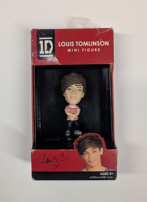 One Direction Louis Tomlinson Mini Figure 2012 Vivid Hasbro w/ Box Original Tape