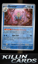 Reverse Holofoil Omastar 139/165 Pokemon Rare SV: Scarlet & Violet 151 Card NM