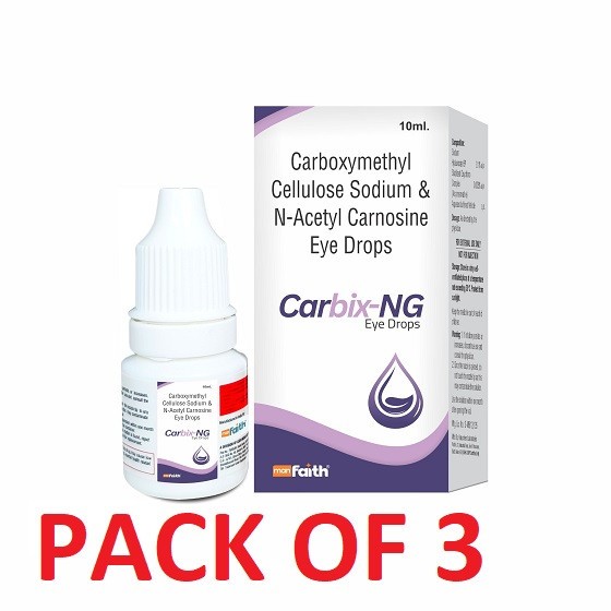 C-Nac Eye Drops N-Acetyl-Carnosine – Pack of 3 (10ml Each) | Expiry 02-2027