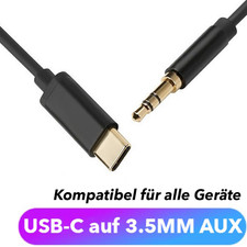 USB Type C AUX 3.5 mm Kabel Klinkenbuchse Klinkenstecker Audio AUX für Samsung