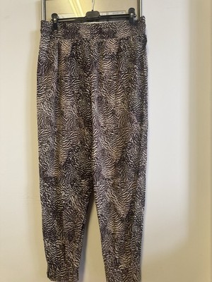 H&M TREND EDITION PREMIUM ANIMAL PRINT HOSE PUMPHOSE L 40/42